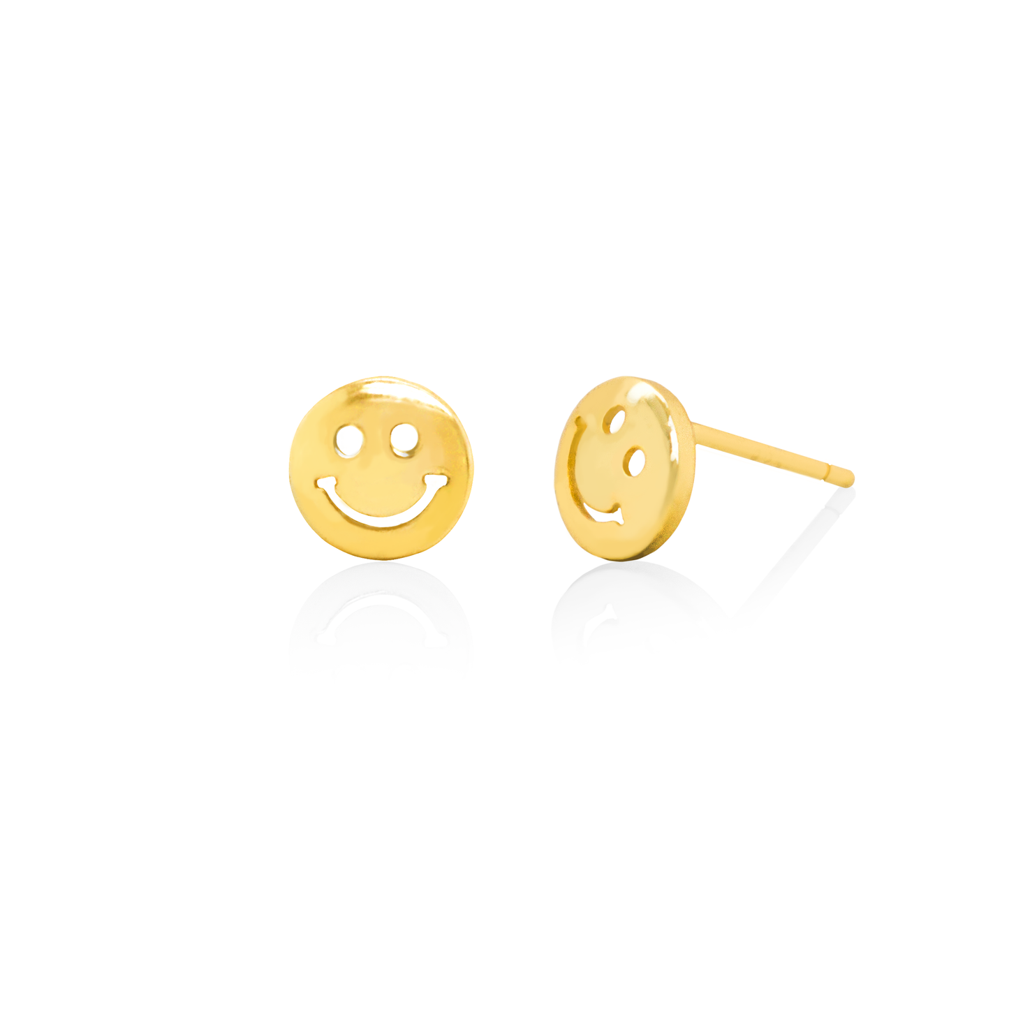 SMILEY FACE STUDS